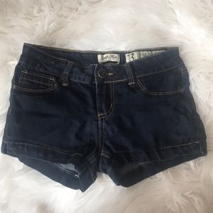 Dark Denim Shorts